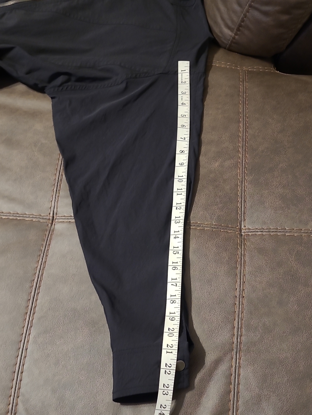 Athleta Lenox Utility Cargo Jumpsuit Black Wmn Sz 6 Gorpcore Athletic - Picture 16 of 16